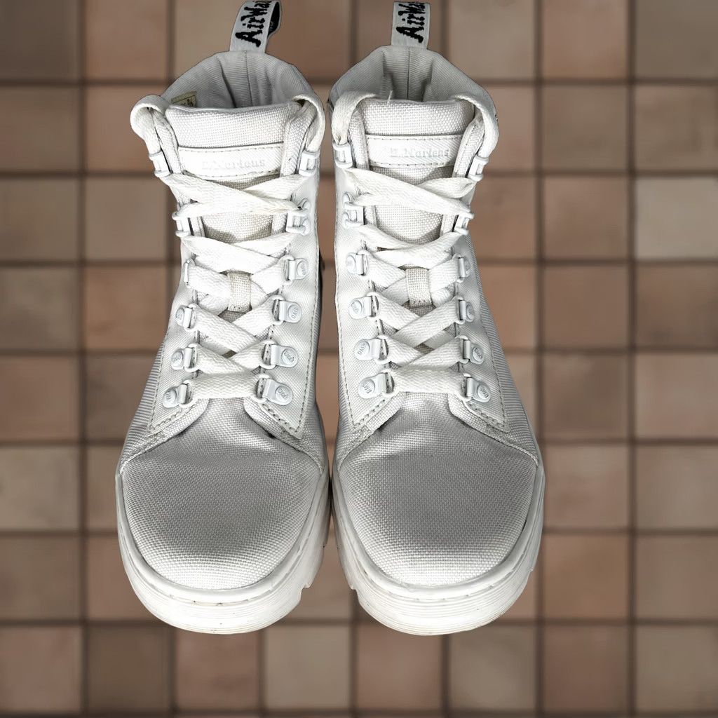 Dr. Martens Dr. Martens Womens Combs Platform Combat Boot White Size 6 Ankle Lace Up Rubber Outsole Punk 90s Boots Mens Women Girls Size US 4 / IT 34 - 1 Thumbnail