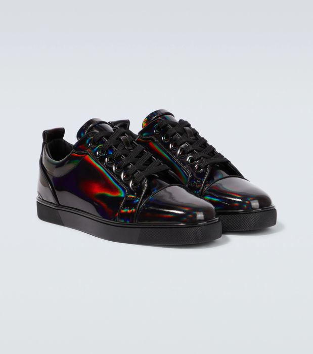 Fun Louis Junior Leather Sneakers in White - Christian Louboutin