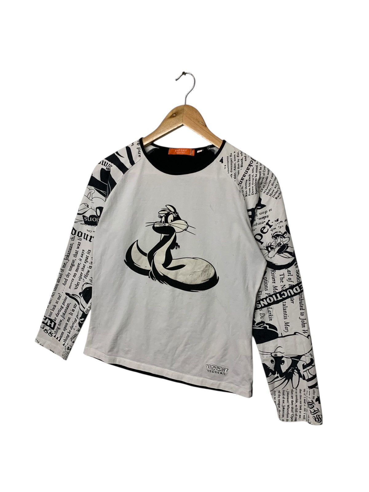 Iceberg Vintage Iceberg X Looney Tunes Warner Bros Longsleve T Shirt Size M / US 6-8 / IT 42-44 - 2 Thumbnail