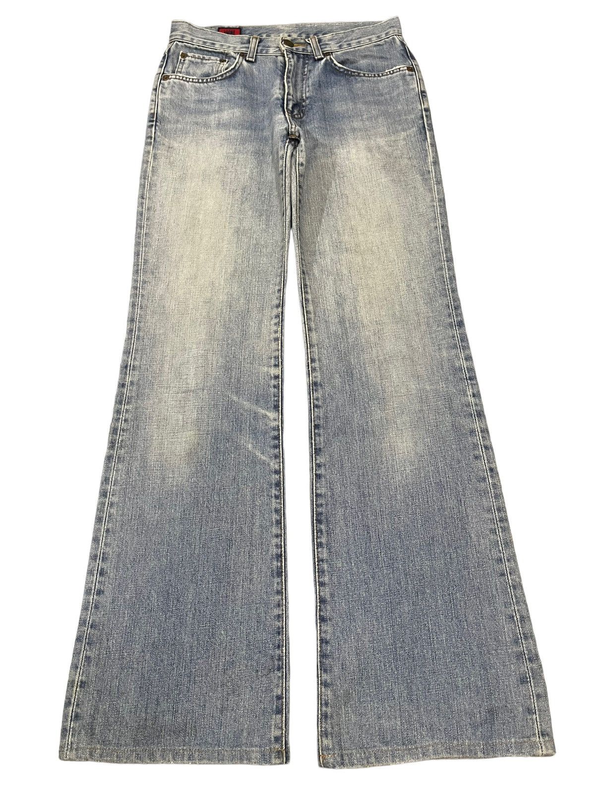 Edwin Vintage Edwin 503 Blue Wash Style Wide Leg Jeans Size US 29 - 1 Thumbnail
