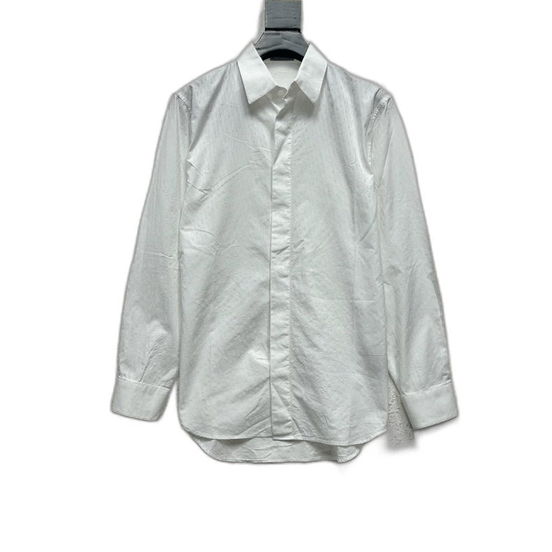 Dior Dior White Logo Hidden Button Shirt Jacket Size US M / EU 48-50 / 2 - 1 Thumbnail