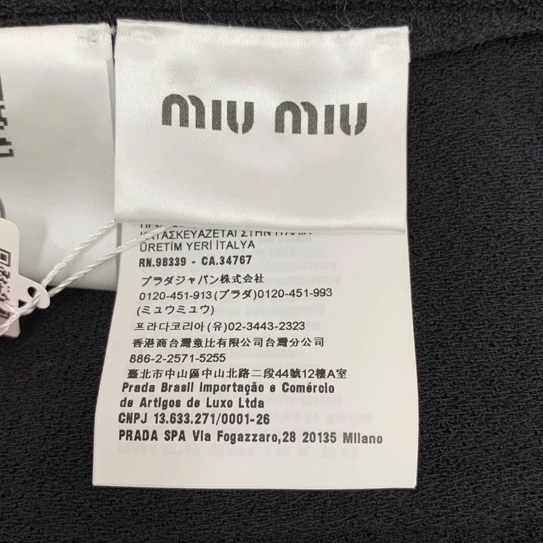 Celine Miu Miu Black Wool Button Dress Size XS / US 0-2 / IT 36-38 - 6 Thumbnail