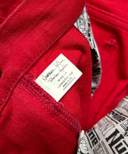 Number (N)ine Number (N)ine 05AW Ethnic Embroidered Denim Pants Size US 40 / EU 56 - 9 Thumbnail