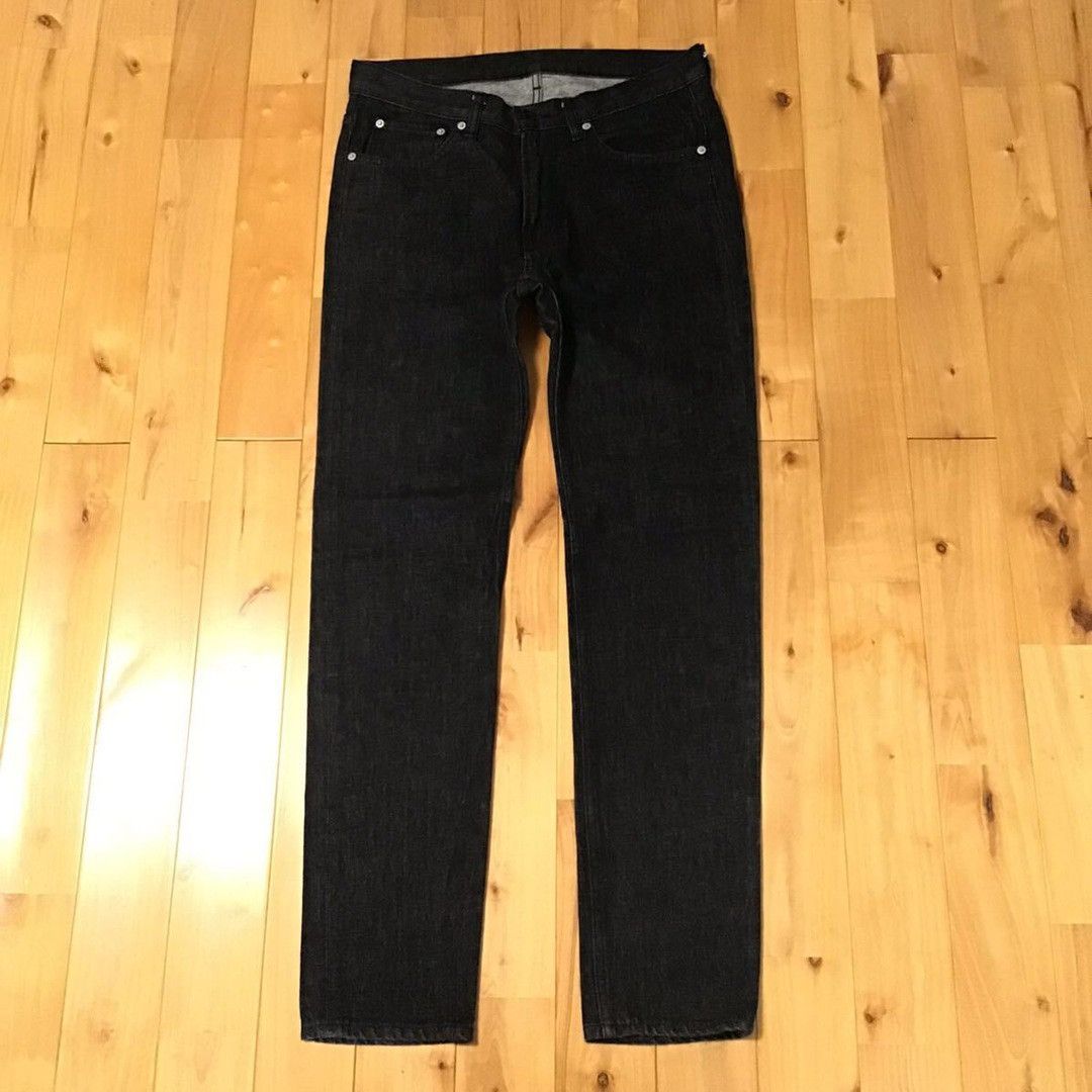 Bape BAPE APE HEAD logo black denim pants a bathing ape ★size M Size US 32 / EU 48 - 2 Thumbnail