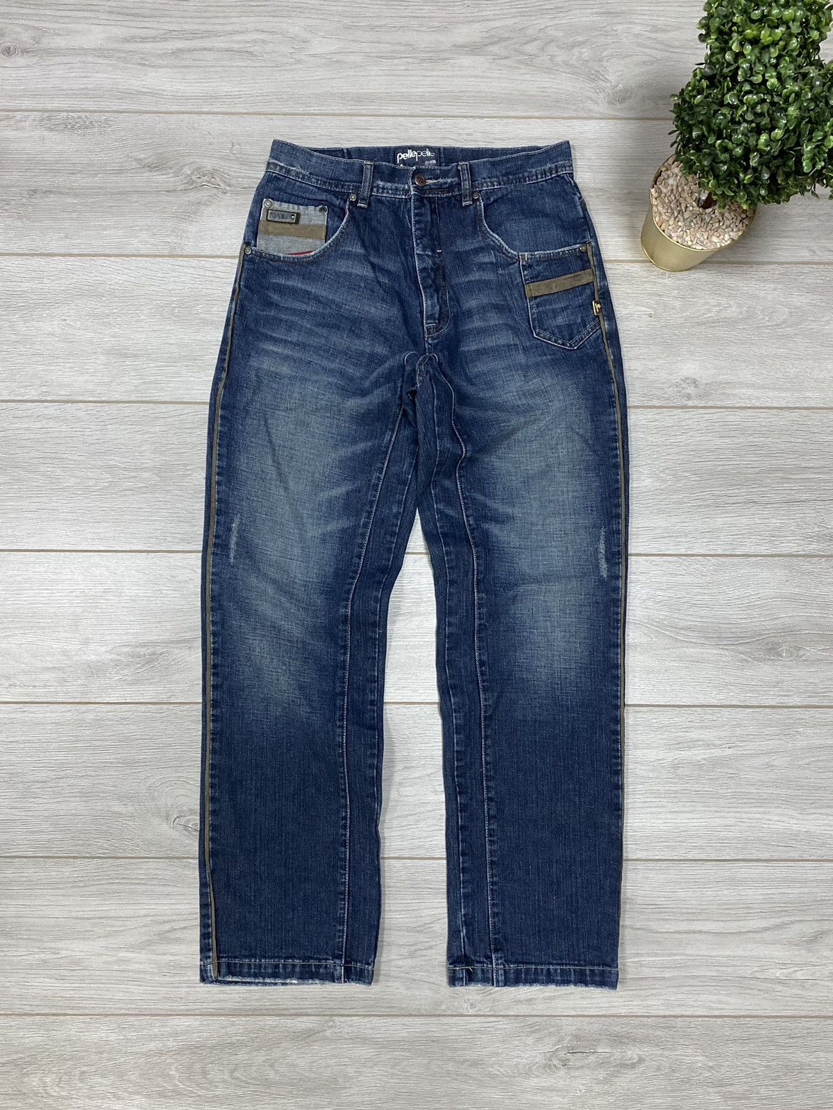 Pelle Pelle Pelle Pelle vintage wide jeans Size US 32 / EU 48 - 2 Thumbnail