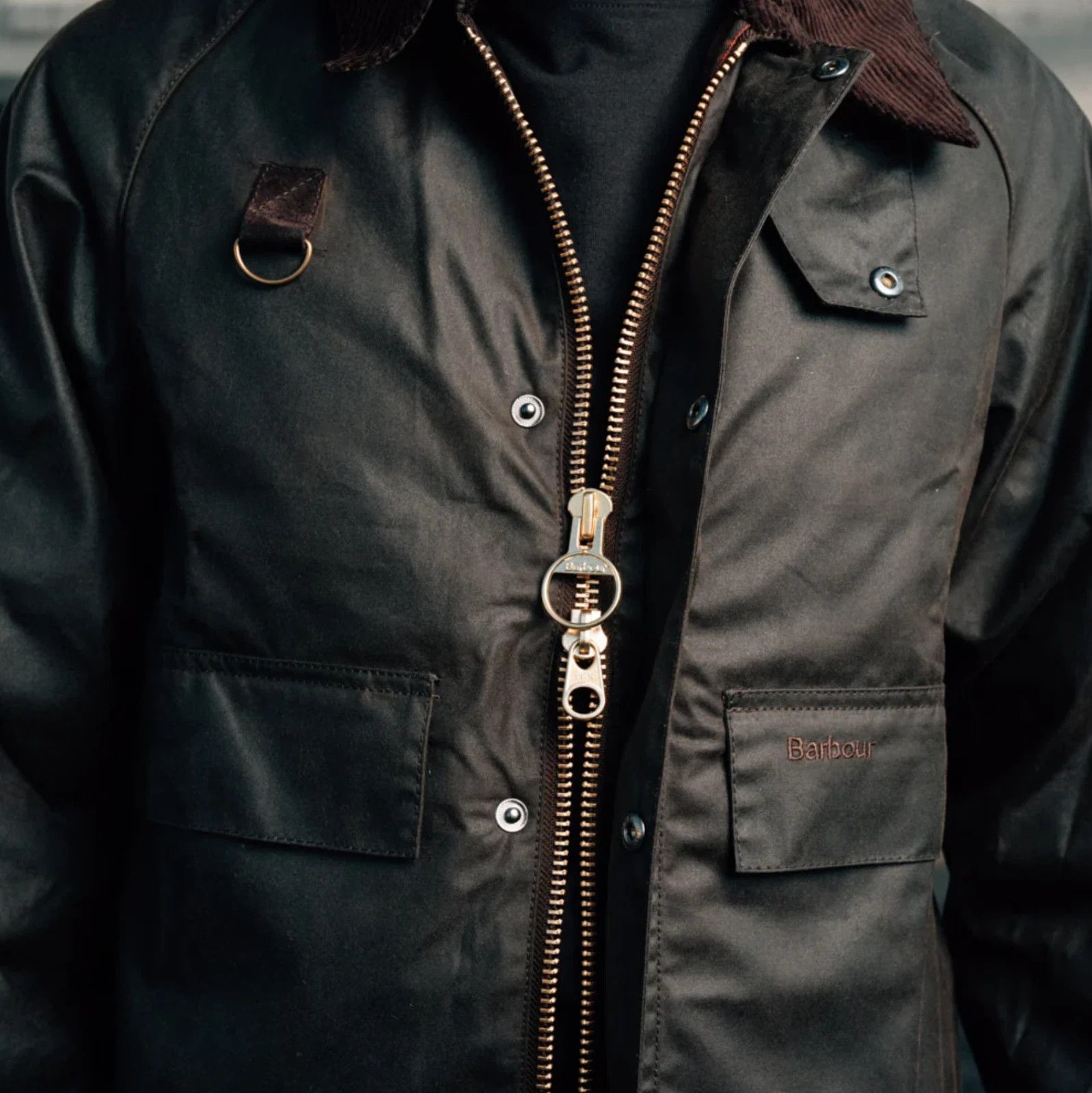 Barbour Barbour Spey Waxed Jacket MSRP$465 Size US L / EU 52-54 / 3 - 7 Thumbnail