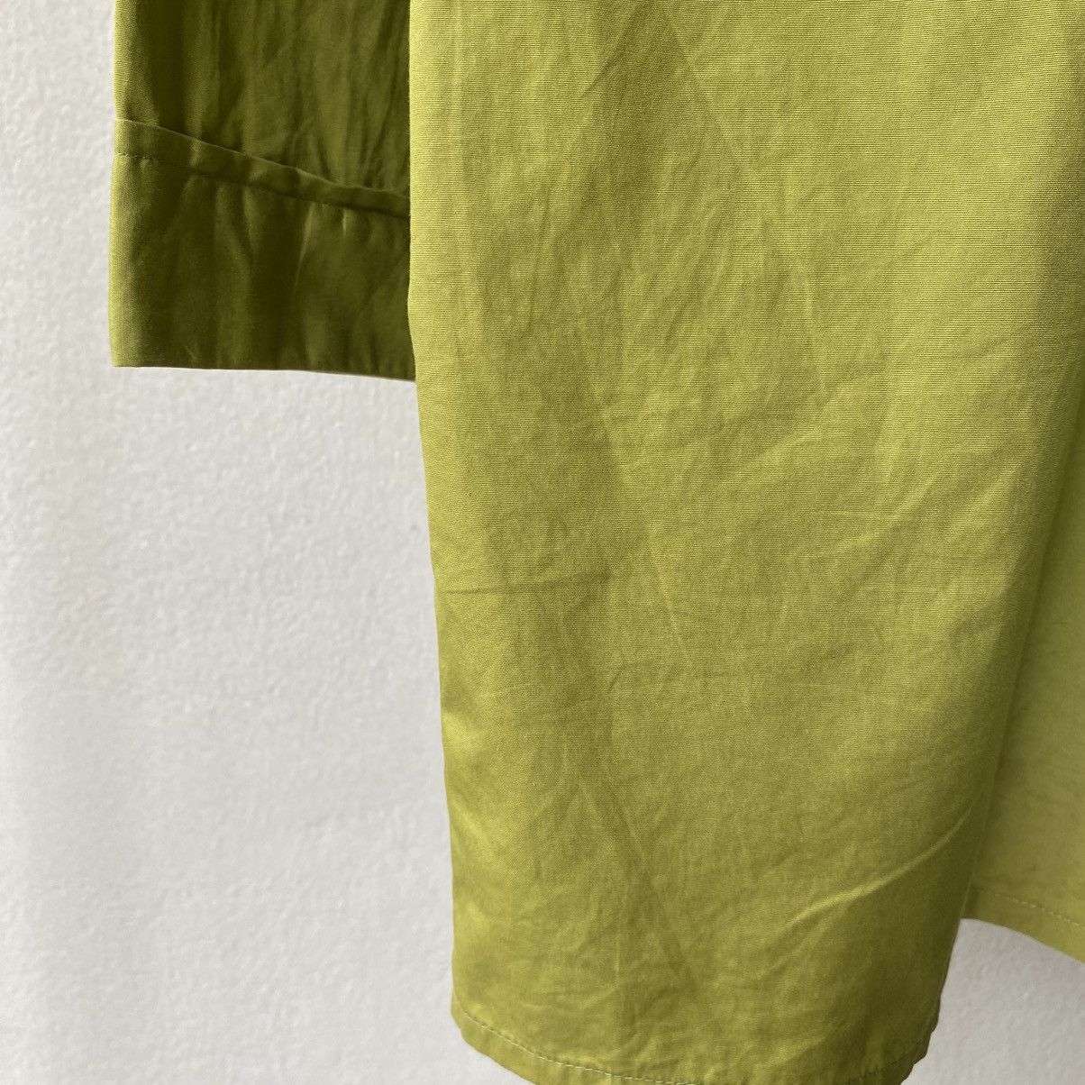 Japanese Brand POWDER Mandarin Chinese Style Green Shirt Size M / US 6-8 / IT 42-44 - 12 Thumbnail