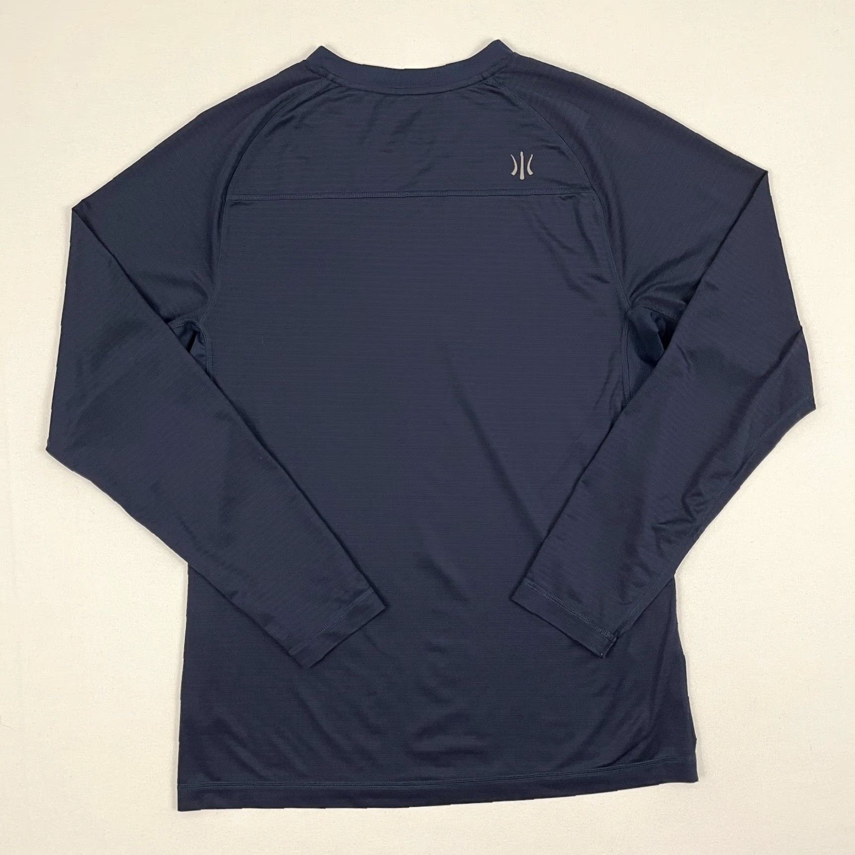 Rhone Rhone Shirt Mens M Navy Blue Active Workout Gym Run Training Long Sleeve V-Neck Size US M / EU 48-50 / 2 - 4 Thumbnail