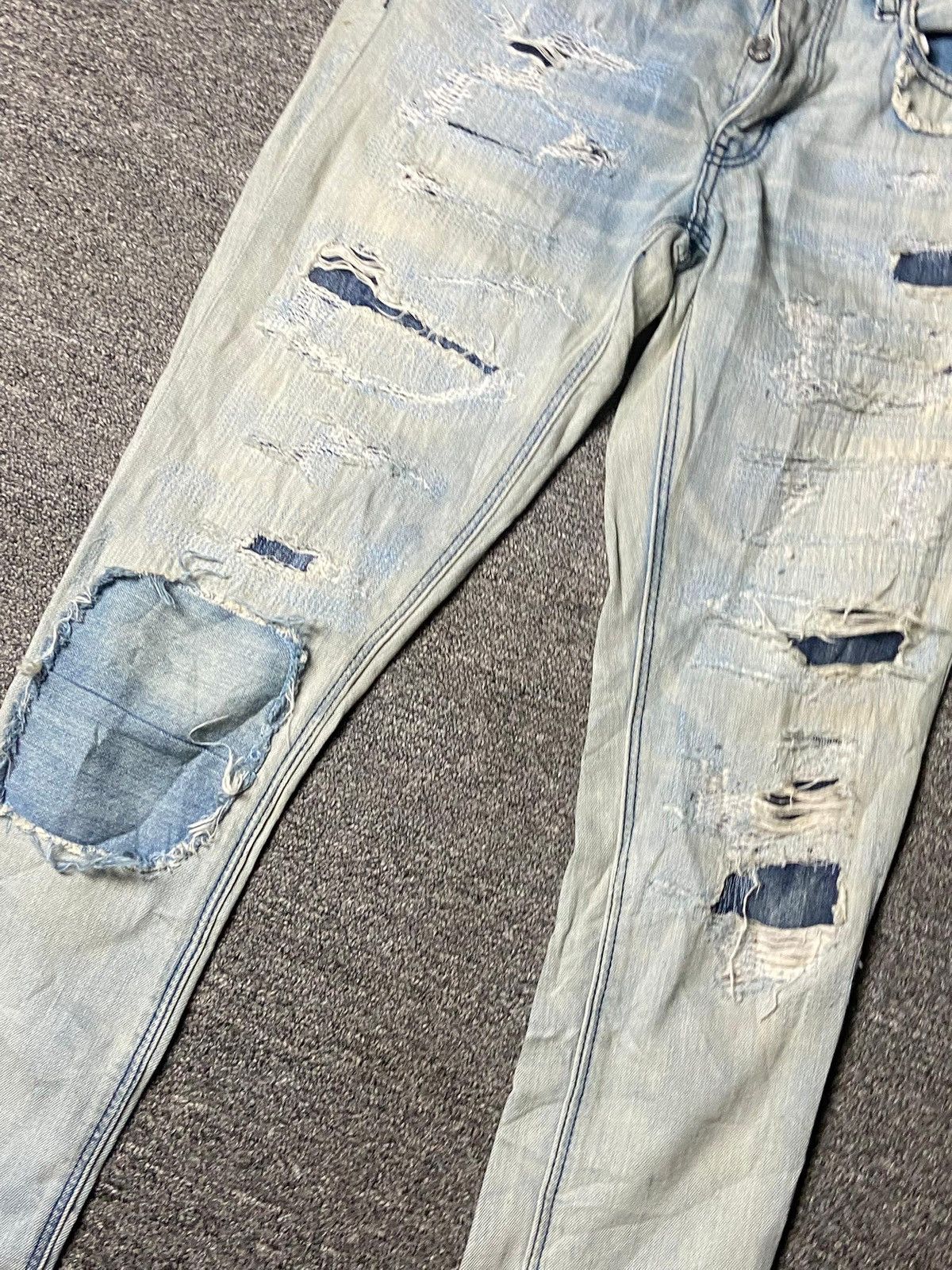American Eagle Outfitters American Eagle Distressed Denim Ripped Jeans (152) Size US 27 - 7 Thumbnail