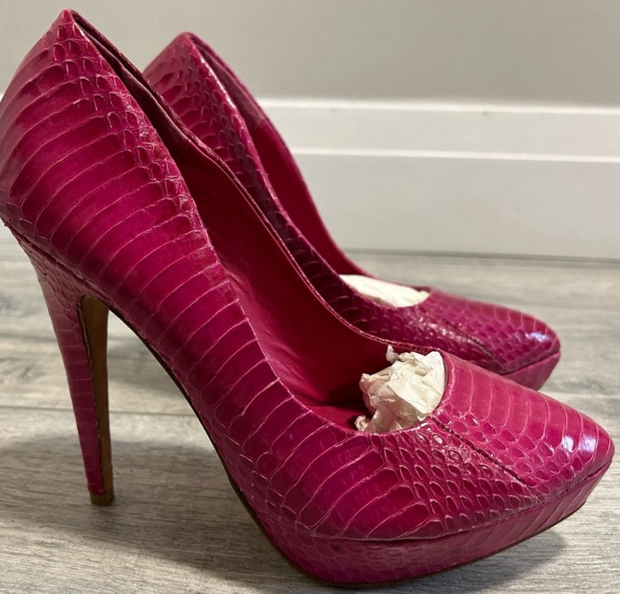 Other Alexia Magenta Platform High Heels Size US 8.5 / IT 38.5 - 2 Thumbnail
