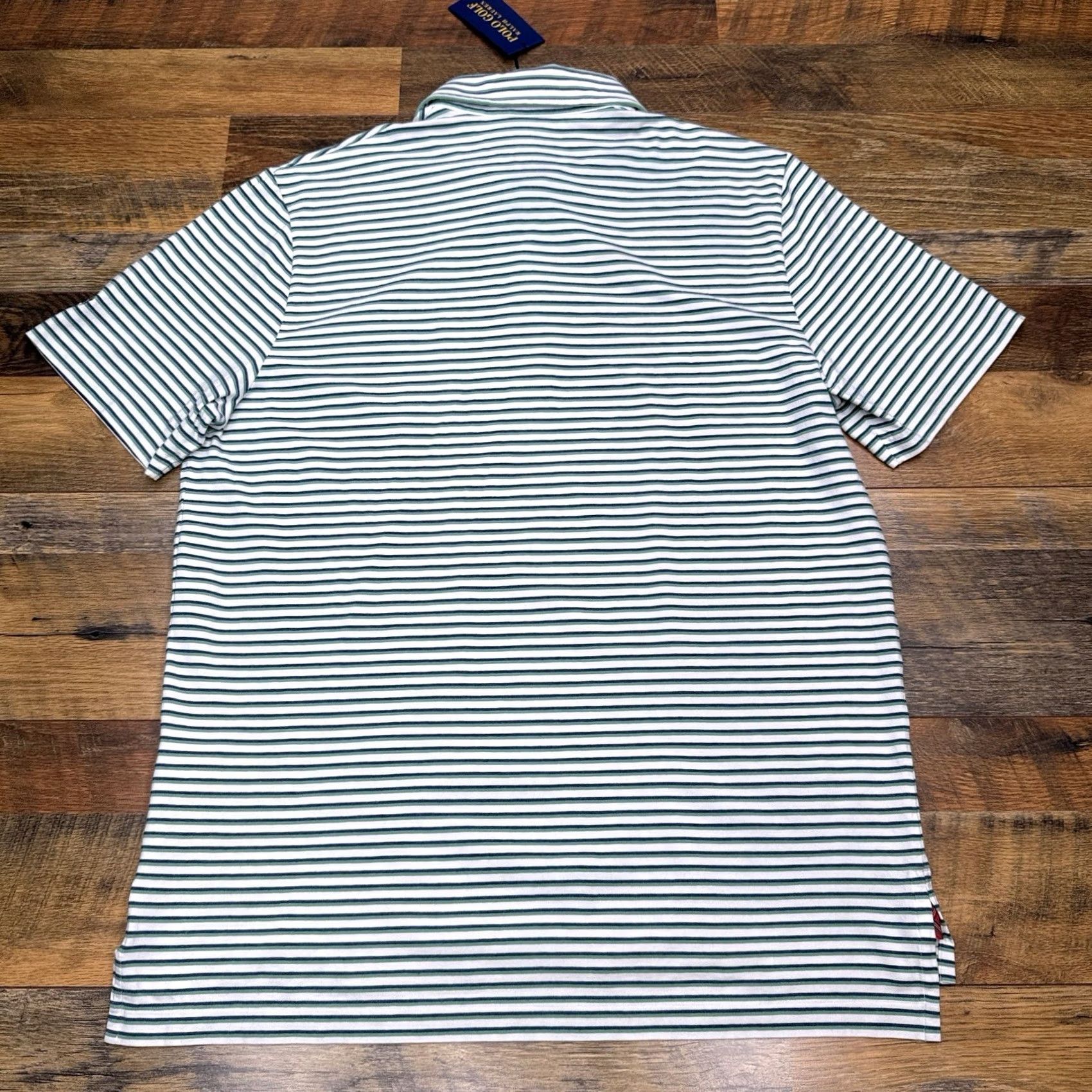 Ralph Lauren Polo Golf Ralph Lauren Stretch Lisle Shirt Mens Large Green Striped New Size US L / EU 52-54 / 3 - 2 Thumbnail