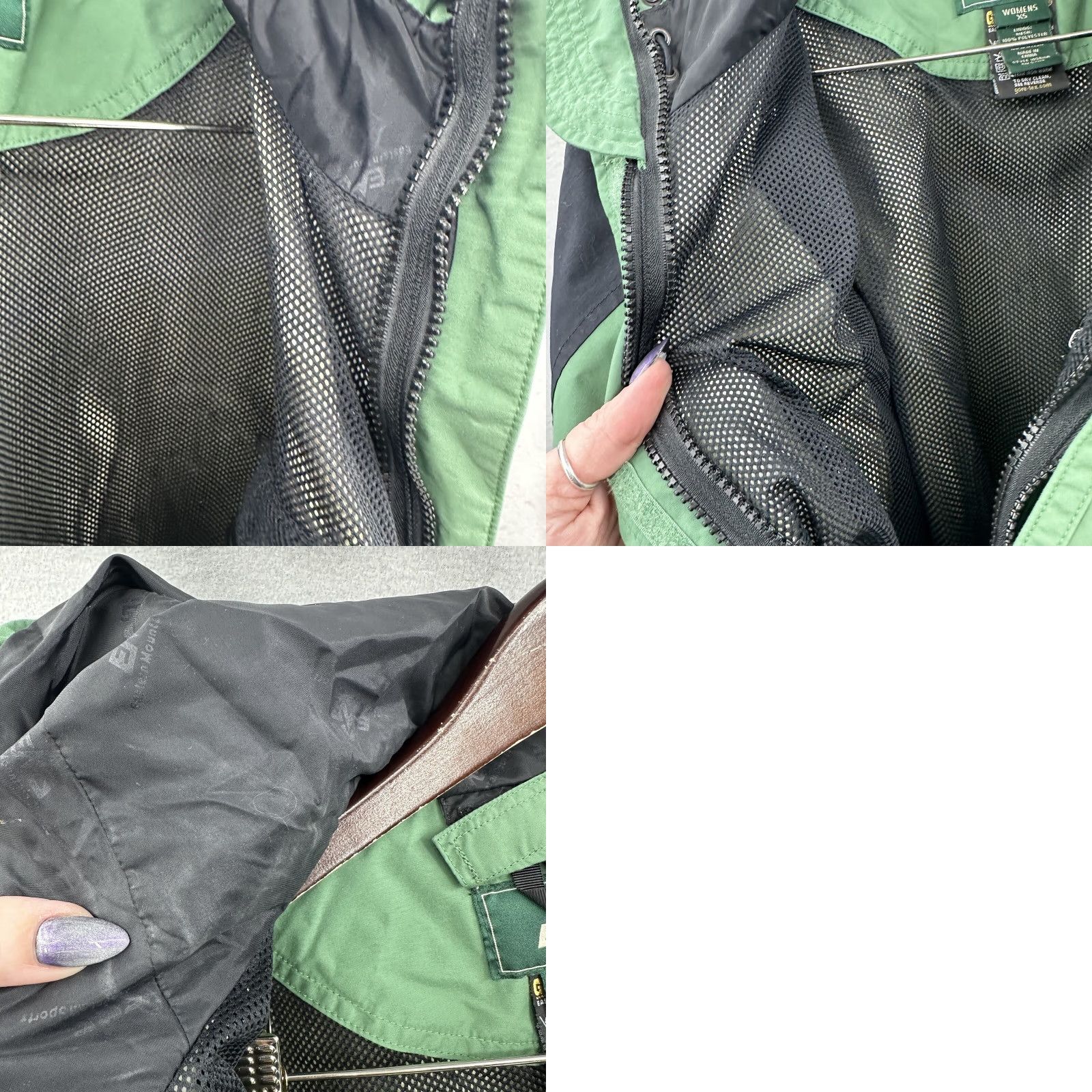 Eastern Mountain Sports EMS Eastern Mountain Jacket Womens XS Waterproof Shell Winter Hood Rain Coat Size XS / US 0-2 / IT 36-38 - 10 Thumbnail