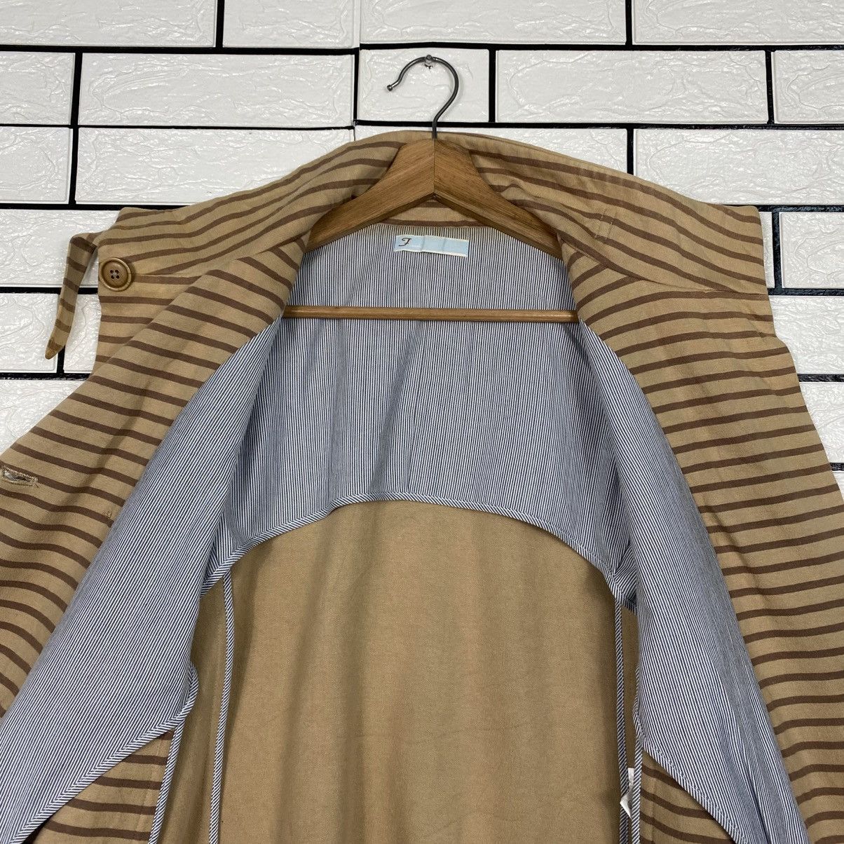 Japanese Brand 📌Vintage Striped Cardigan Bomber Boston Nine Issey Miyake Size US M / EU 48-50 / 2 - 15 Thumbnail