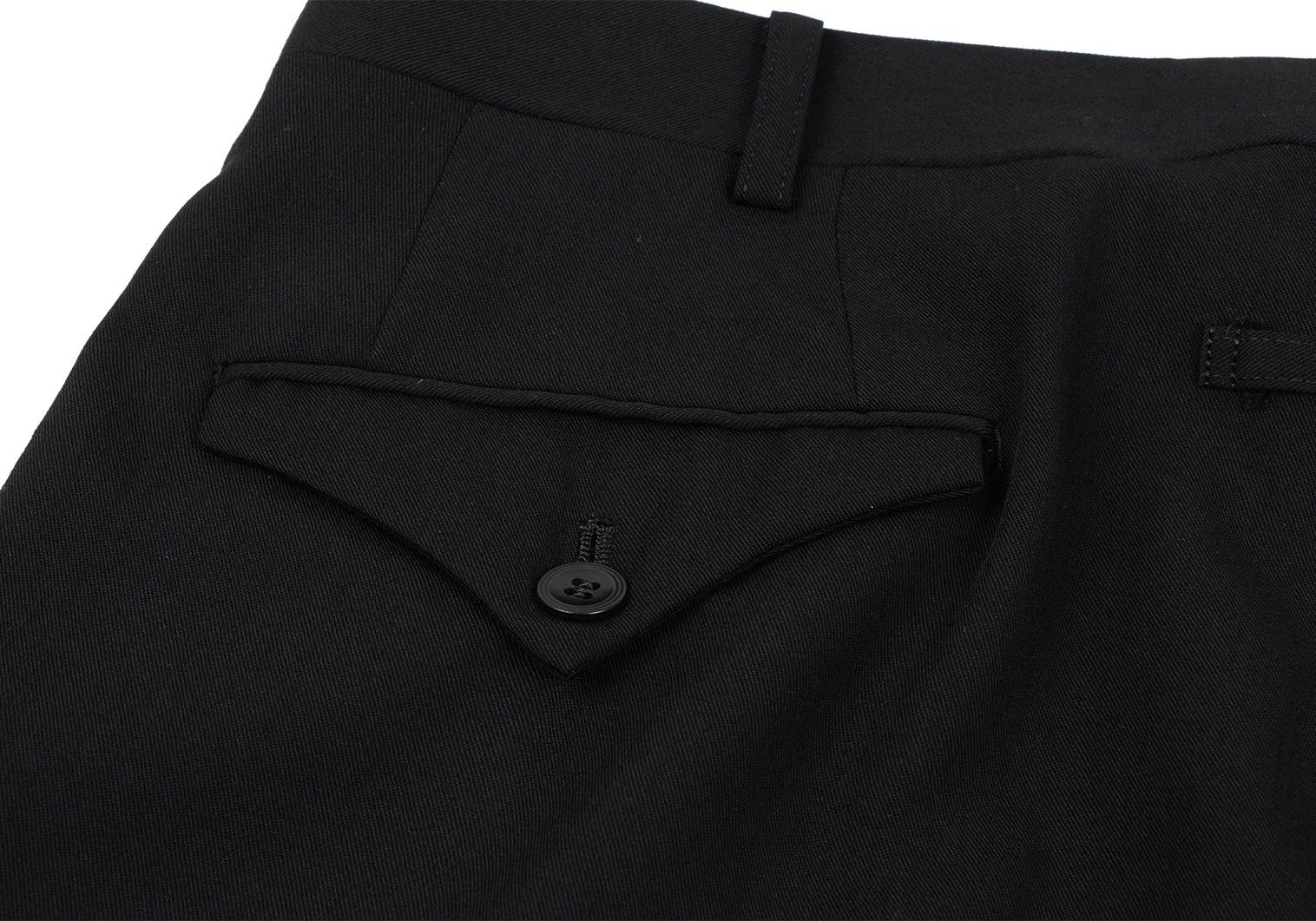 Jean Paul Gaultier Wool Rayon Double Pleat Pants in Black Size 79 Size US 36 / EU 52 - 14 Thumbnail