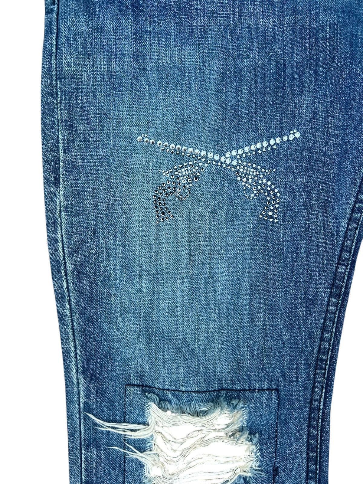 roarguns Vintage Roarguns Japan Distressed Denim Bootcut Jeans Size US 31 - 7 Thumbnail