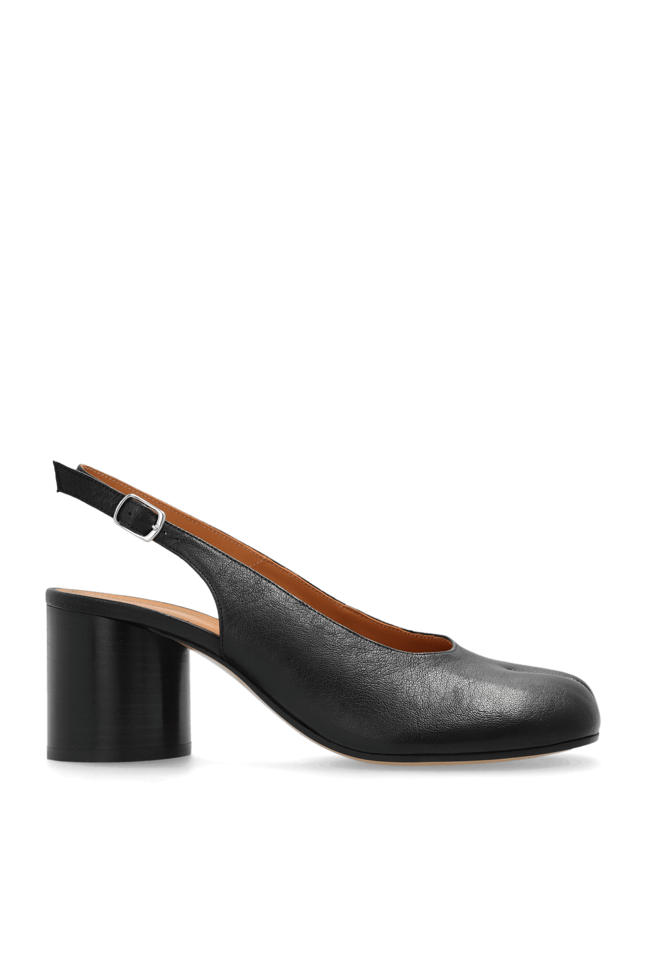 Maison Margiela o1w1db11225 Tabi Slingback Pumps in Black Size US 8 / IT 38 - 1 Thumbnail