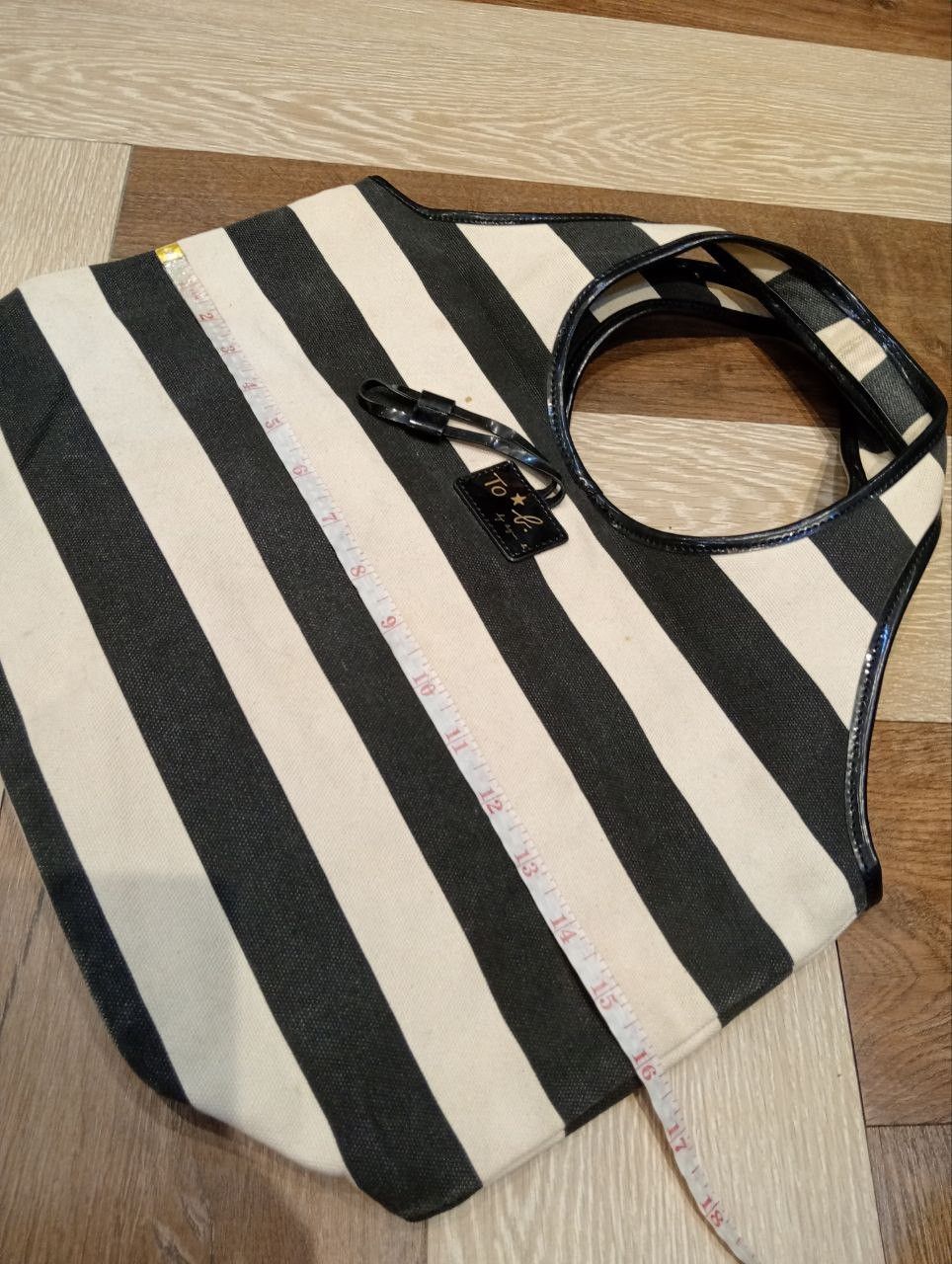 agnes b. TO B by AGNES B. STRIPED TOTE BAG Size ONE SIZE - 13 Thumbnail