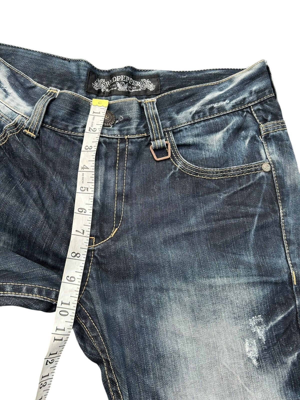 Kapital RED PEPPER JAPANESE DISTRESSED DENIM JEANS Size US 34 / EU 50 - 22 Thumbnail
