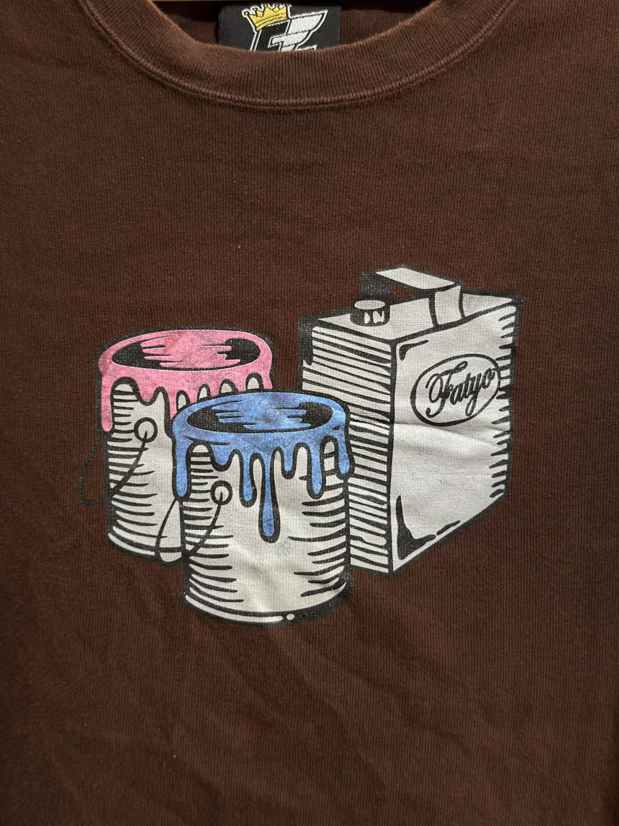 Vintage Vintage Fatyo Faded Tee Size US XL / EU 56 / 4 - 2 Thumbnail