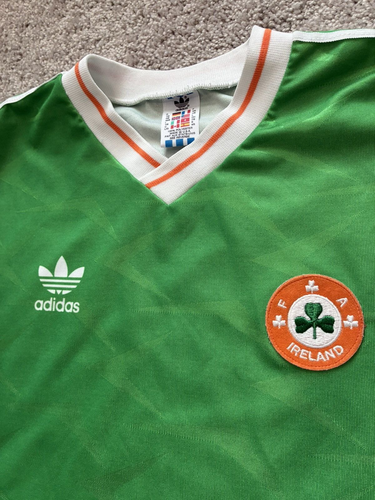 1990 Ireland Home Jersey