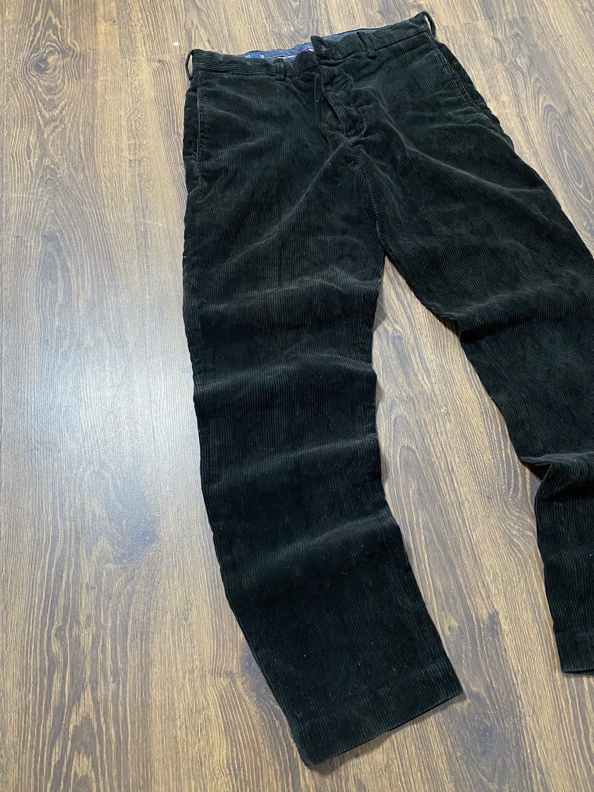 Polo Ralph Lauren Polo Ralph lauren 90s Corduroy velvet pants black Y2k Size US 34 / EU 50 - 2 Thumbnail