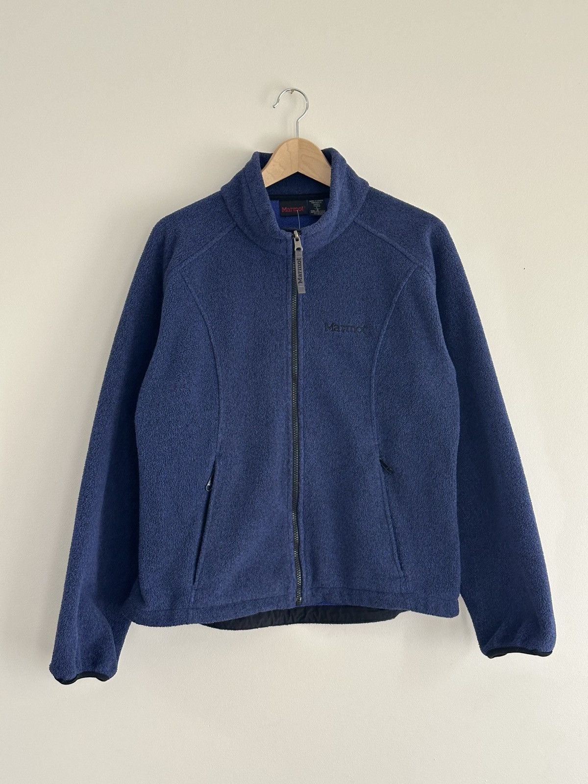 Marmot × Vintage Vintage 90s Marmot Deep Pile Fleece Full Zip Jacket Sweater Size L / US 10 / IT 46 - 1 Thumbnail