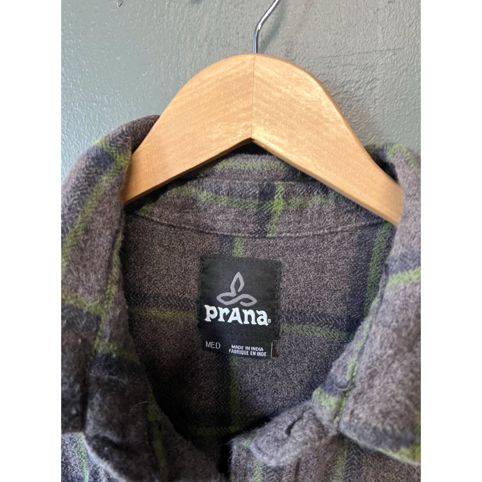 Prana Prana Mens Gray Plaid Long Sleeve Button-Up Shirt Size M Size US M / EU 48-50 / 2 - 3 Thumbnail