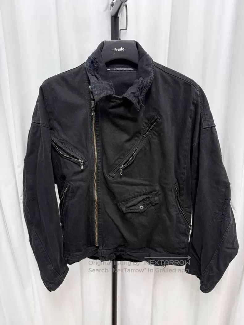 Julius Julius Distressed Denim Jacket Size US M / EU 48-50 / 2 - 6 Thumbnail