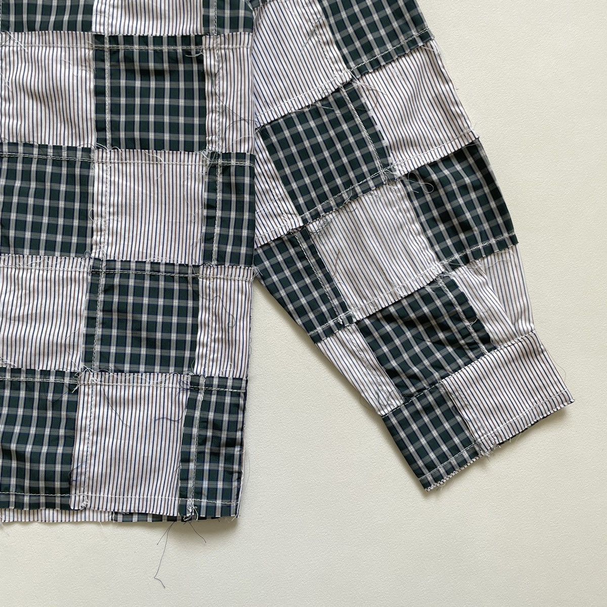 Martine Rose S/S 20 Raw Edge Patchwork Shirt Size US M / EU 48-50 / 2 - 12 Thumbnail