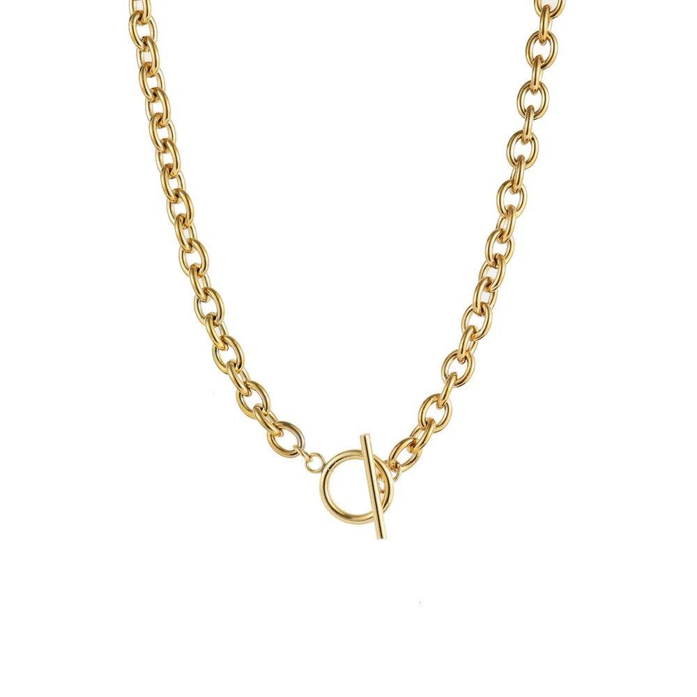 Other Simple Toggle Clasps Choker Chain Necklace Size ONE SIZE - 1 Preview