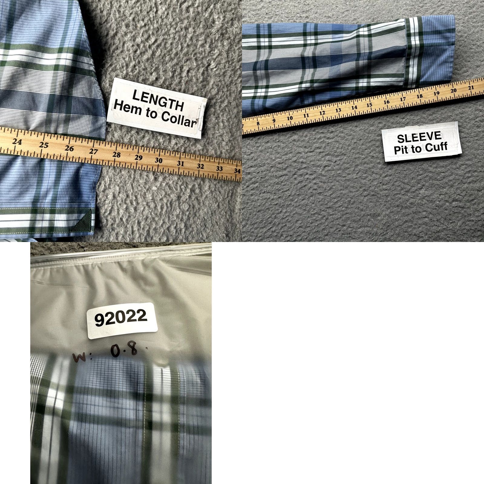 UNTUCKit UNTUCKit Malibran WF Slim Fit Long Sleeve Plaid Button Up Shirt Mens Medium Slim Navy Pattern Wrinkle Resistant Button-Up Casual Formal Preppy Mens Size US M / EU 48-50 / 2 - 8 Thumbnail