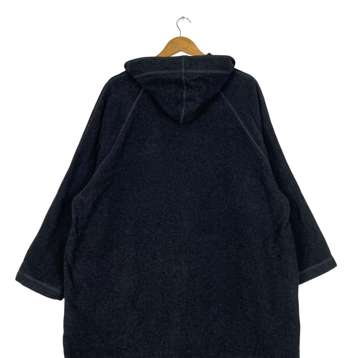 Benetton × United Colors Of Benetton 💥BENETTON WOOL HOODIE LONG JACKET Size US M / EU 48-50 / 2 - 9 Thumbnail