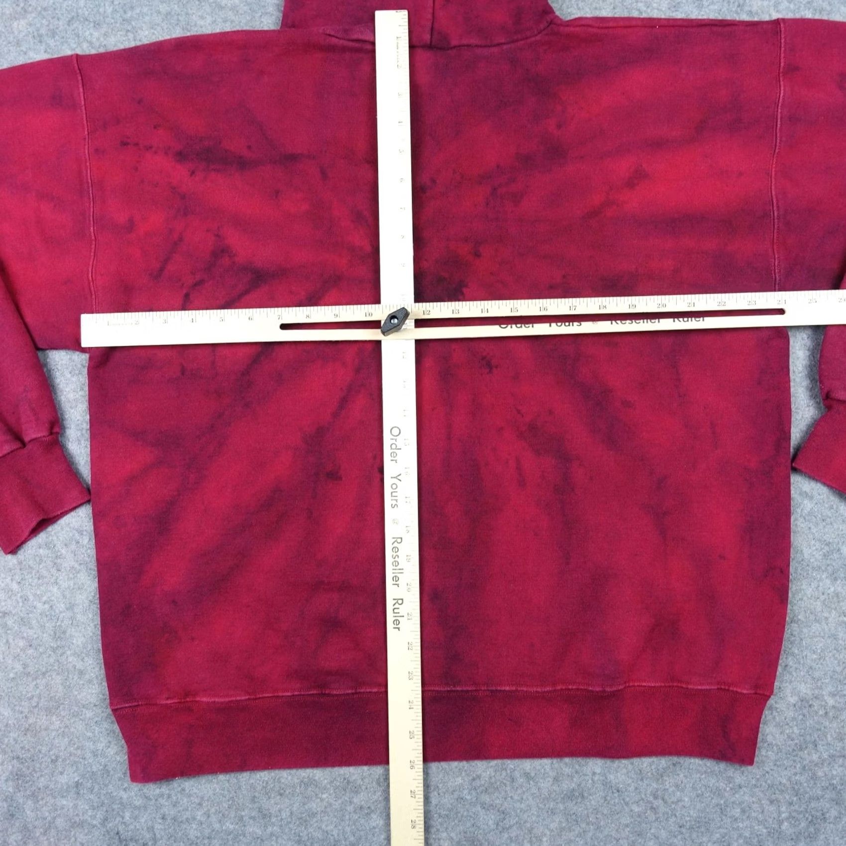 Hanes VINTAGE Spider Man Hoodie Mens L Red Hanes Tie Dye Pullover Graphic Print Fleece Kangaroo Pocket Pullover Hooded Sweatshirt 90% Cotton / 10% Polyester Size US L / EU 52-54 / 3 - 7 Thumbnail