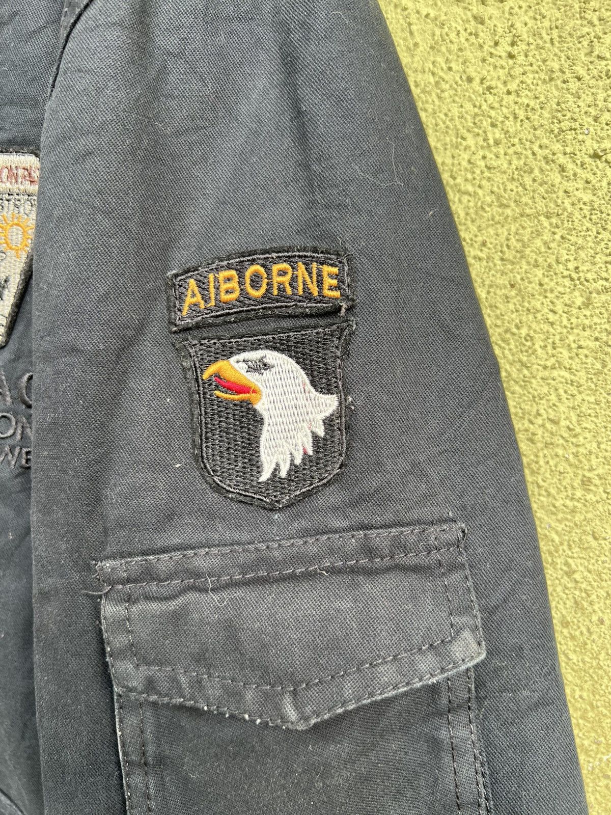 Other H.T. NIAO Bomber Jacket Military Black Aviation Patches Size US XXL / EU 58 / 5 - 6 Thumbnail