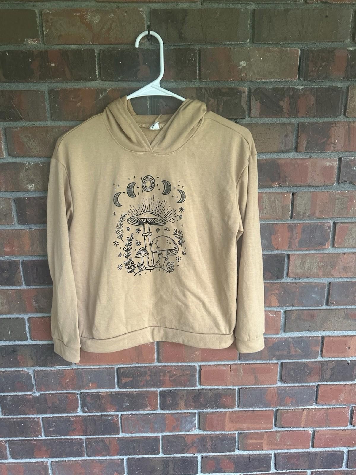 Designer MUSHROOM HOODIE SWEATSHIRT SIZE 11-12 Y GIRLS Size ONE SIZE - 1 Thumbnail