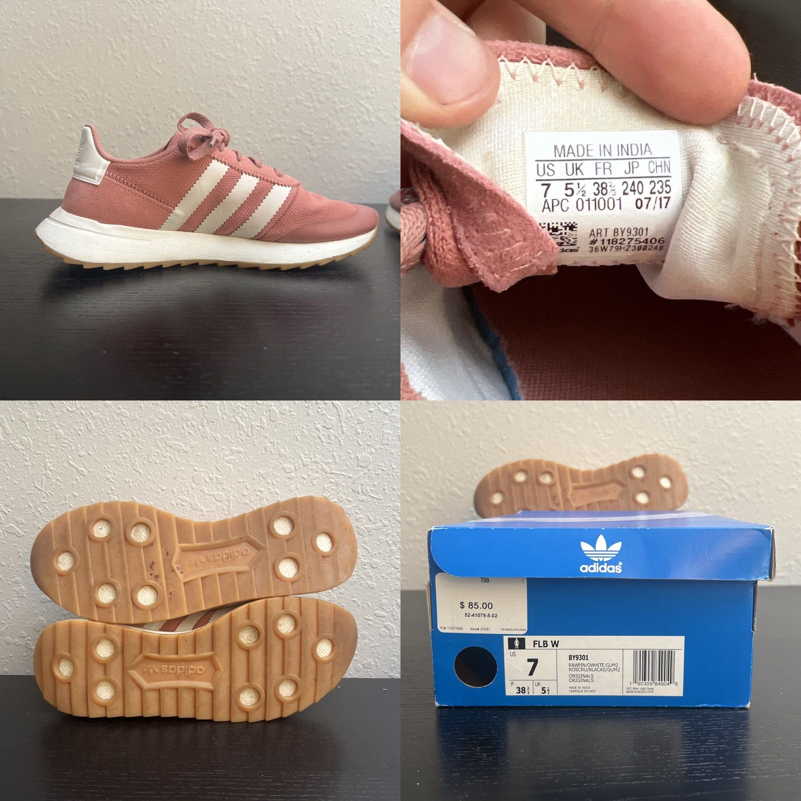 Adidas Adidas Flashback FLB W Raw Pink Sneaker Women Size 7 Pink Nike? Size US 6 / IT 36 - 8 Thumbnail
