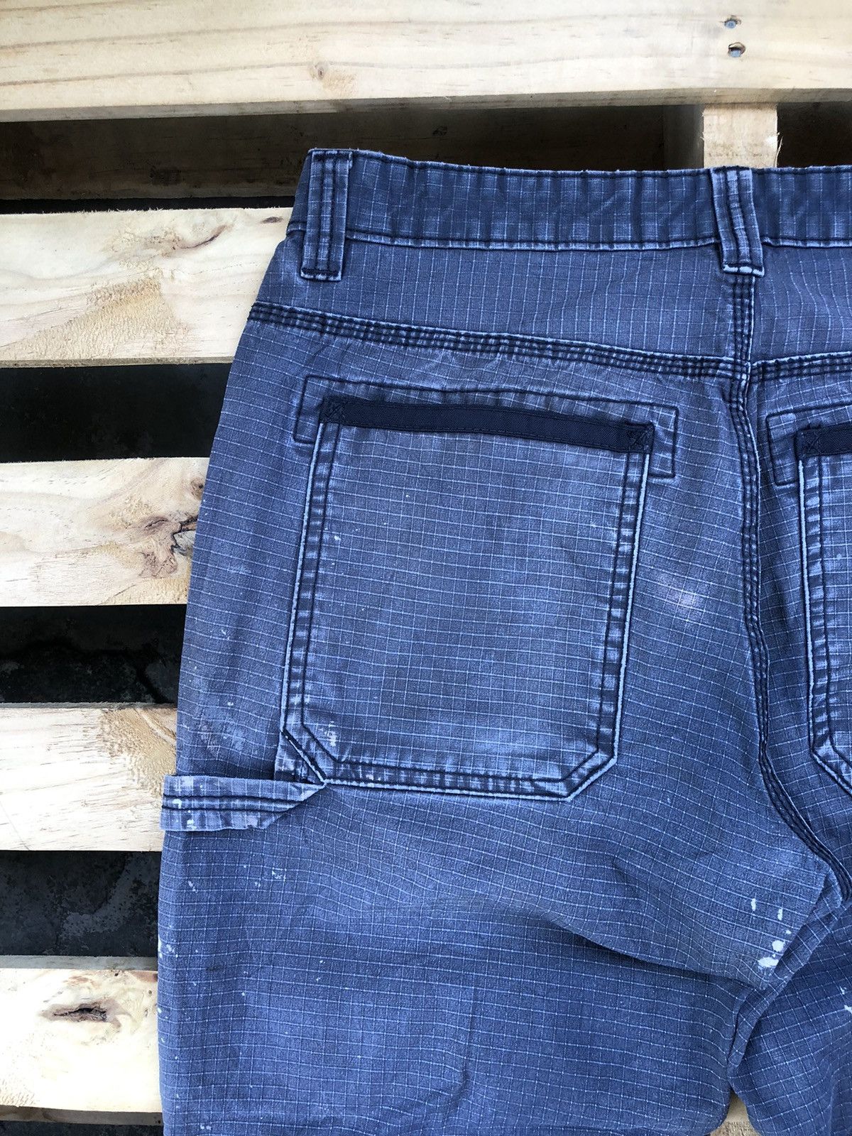 Carhartt × Japanese Brand × Vintage Vintage Ridgecut Toughwear Acid Wash Carpenter Pants Size US 34 / EU 50 - 17 Thumbnail