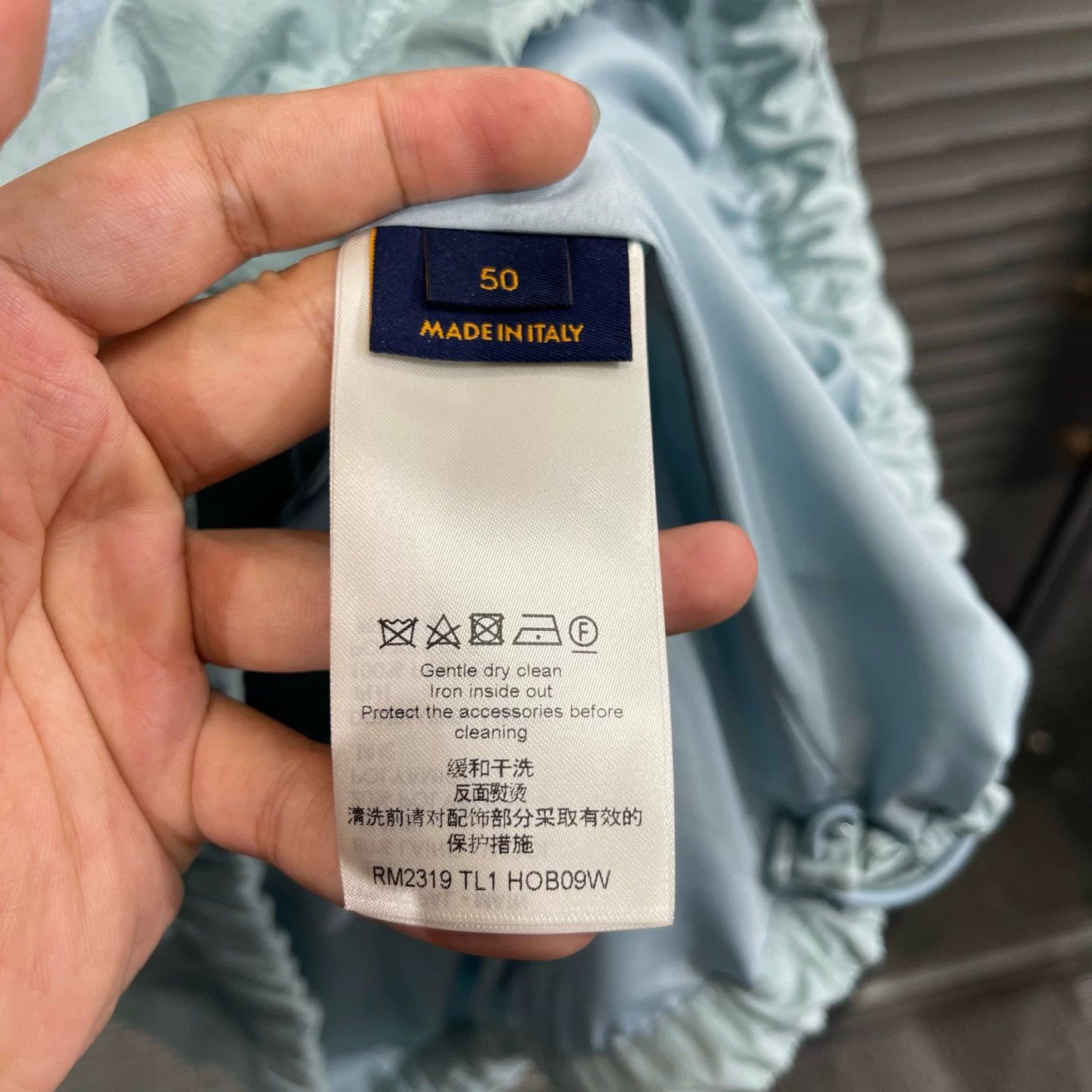 Louis Vuitton LV Blue Half-Zip Pigeon Embroidery Jacket Size 50 Size US M / EU 48-50 / 2 - 7 Thumbnail