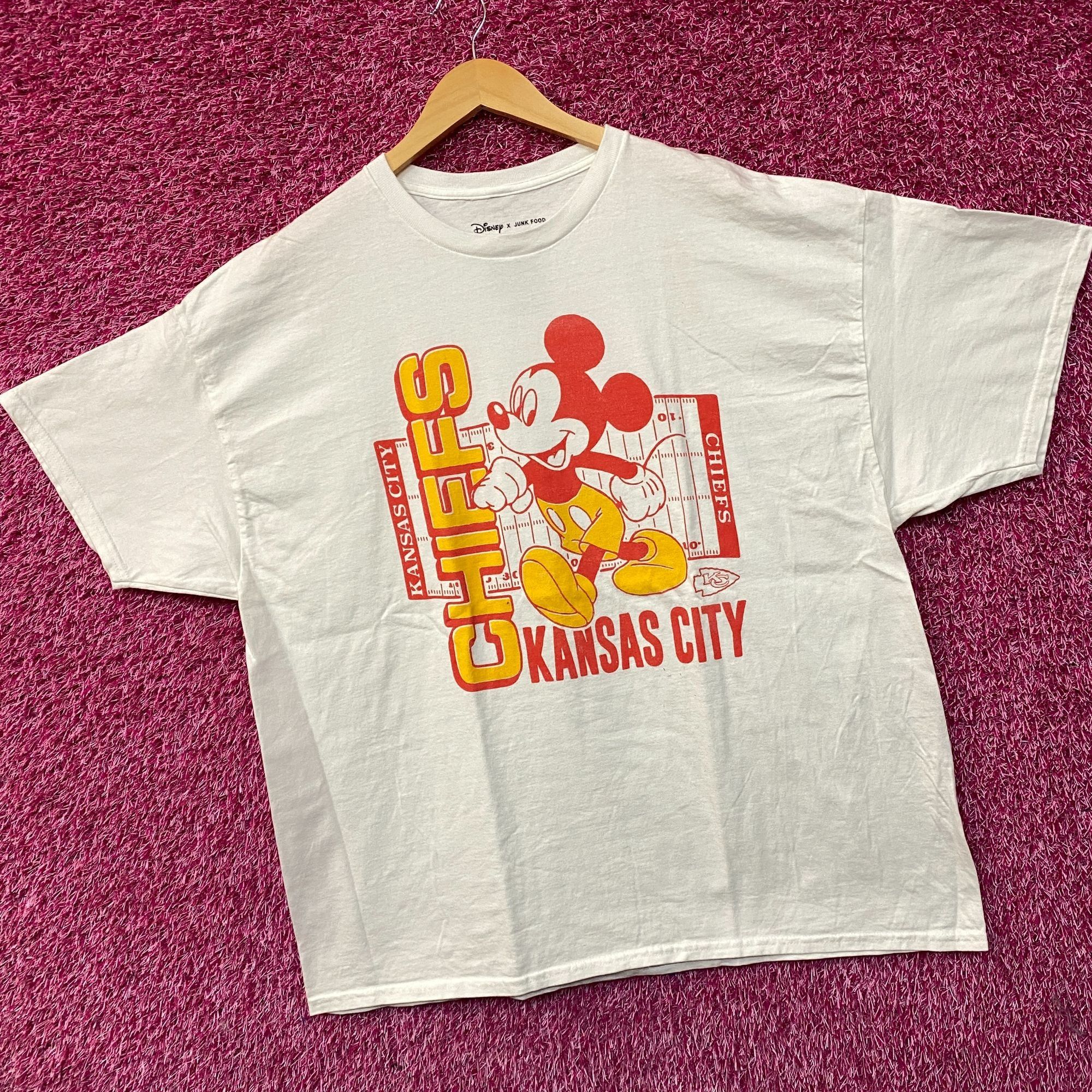 Junk Food Disney x Junk Food NFL Kansas City Chiefs Mickey Mouse Field Size US XL / EU 56 / 4 - 3 Thumbnail