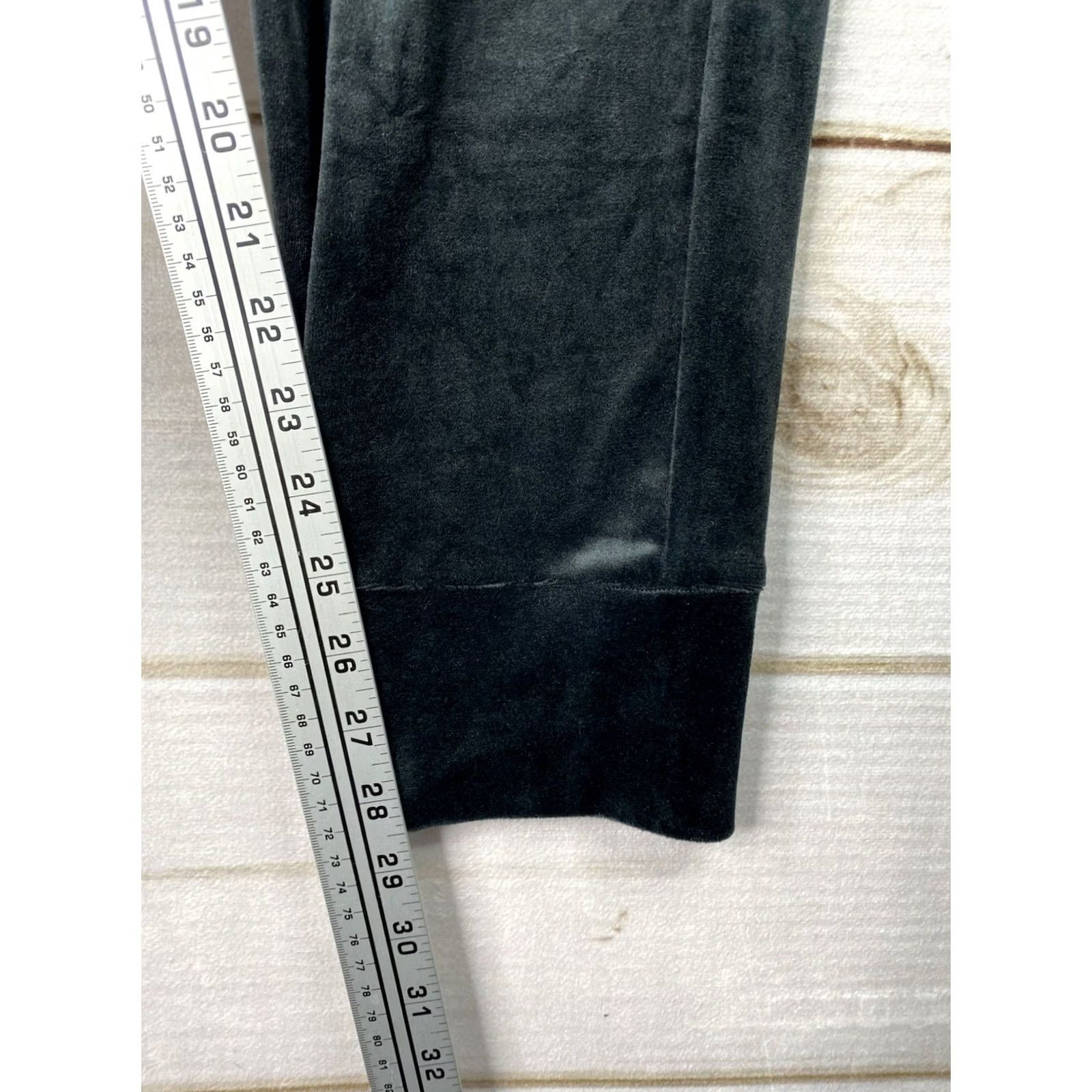 Velvet D & Co. Cargo Jogger Pants Womens M Black Athleisure Pull-On Velvet Ankle Tapered Pockets Elastic Waist Casual Jogger Style VelVel? Size 32" / US 10 / IT 46 - 3 Thumbnail