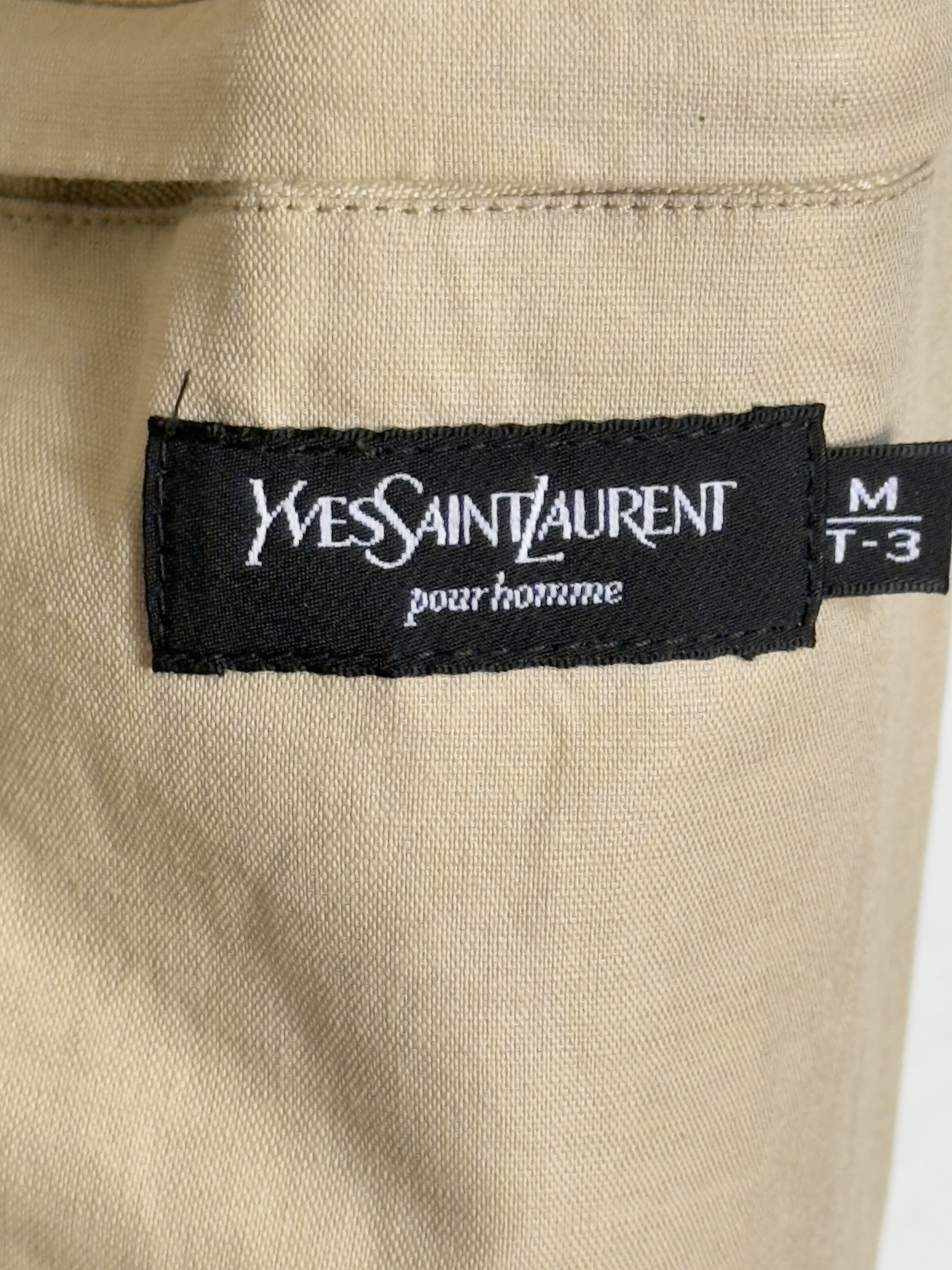 Yves Saint Laurent 🔥 Linen blazer waxed Yves Saint Laurent light jacket M/L Size US L / EU 52-54 / 3 - 10 Thumbnail