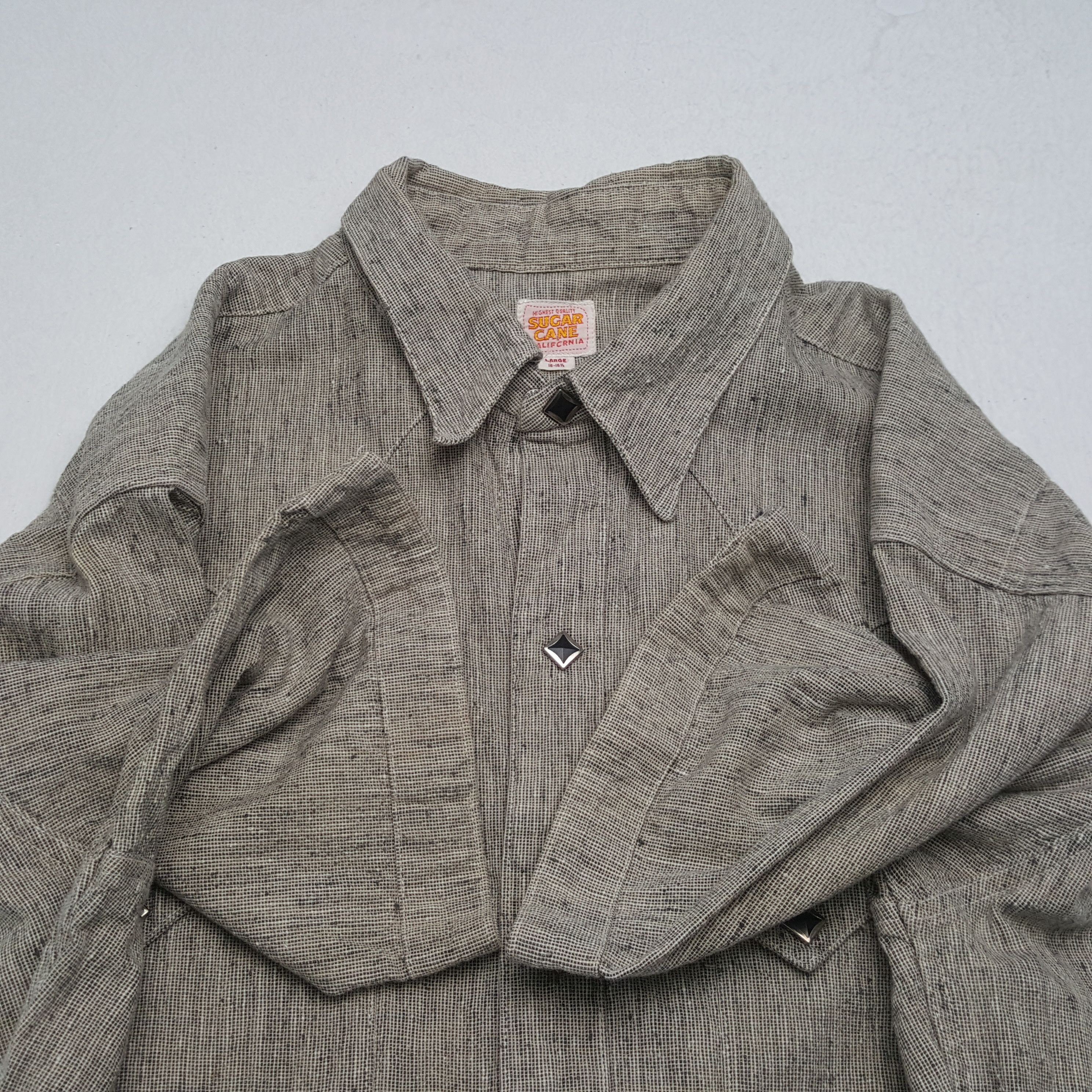 Sugar Cane × Vintage Sugar Cane California Fashion Style Double Pocket Shirt Size US L / EU 52-54 / 3 - 7 Thumbnail