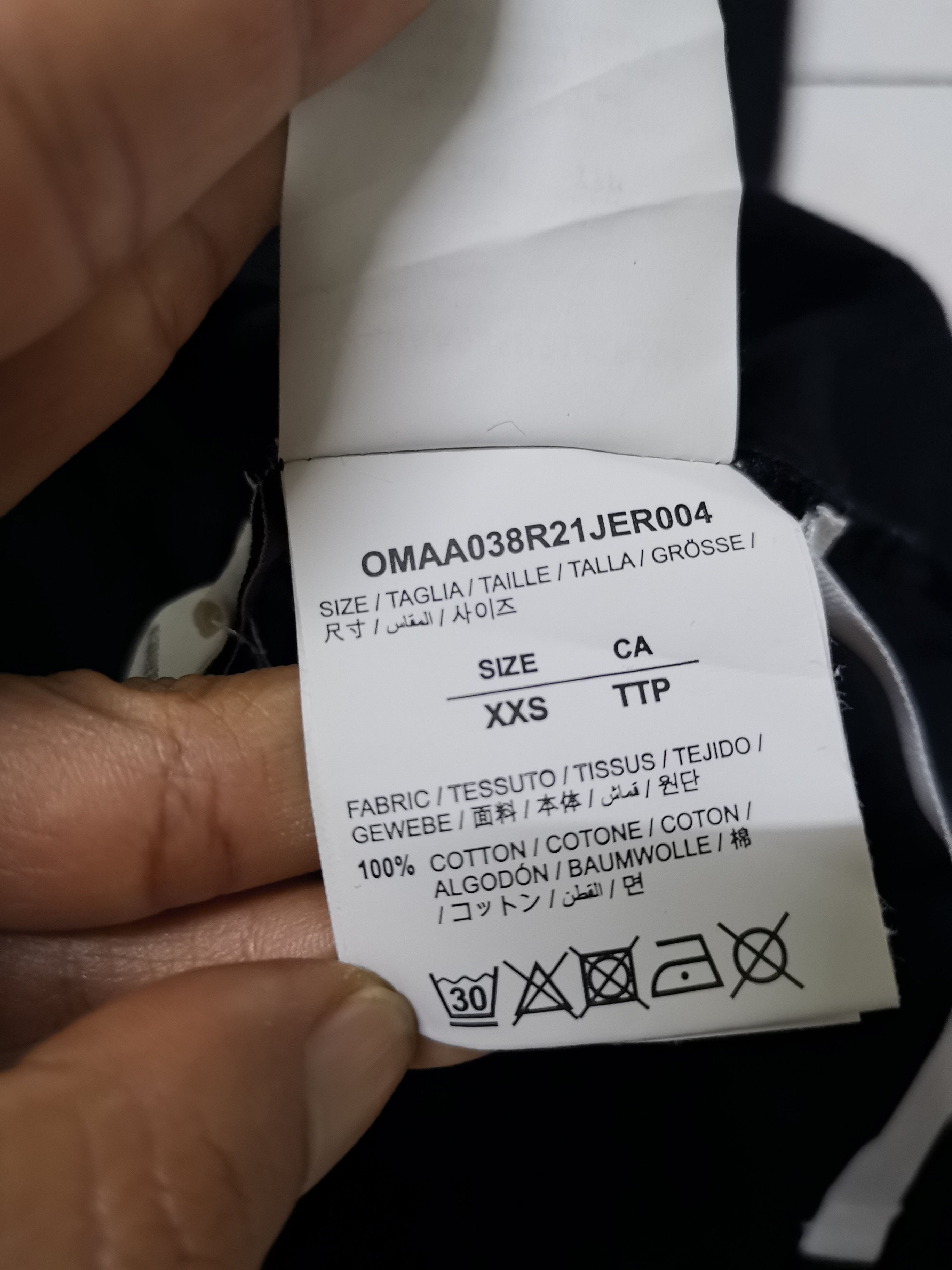 Off-White Off-White Arrow Graphic Black Purple Yellow Back Print Size US L / EU 52-54 / 3 - 7 Thumbnail