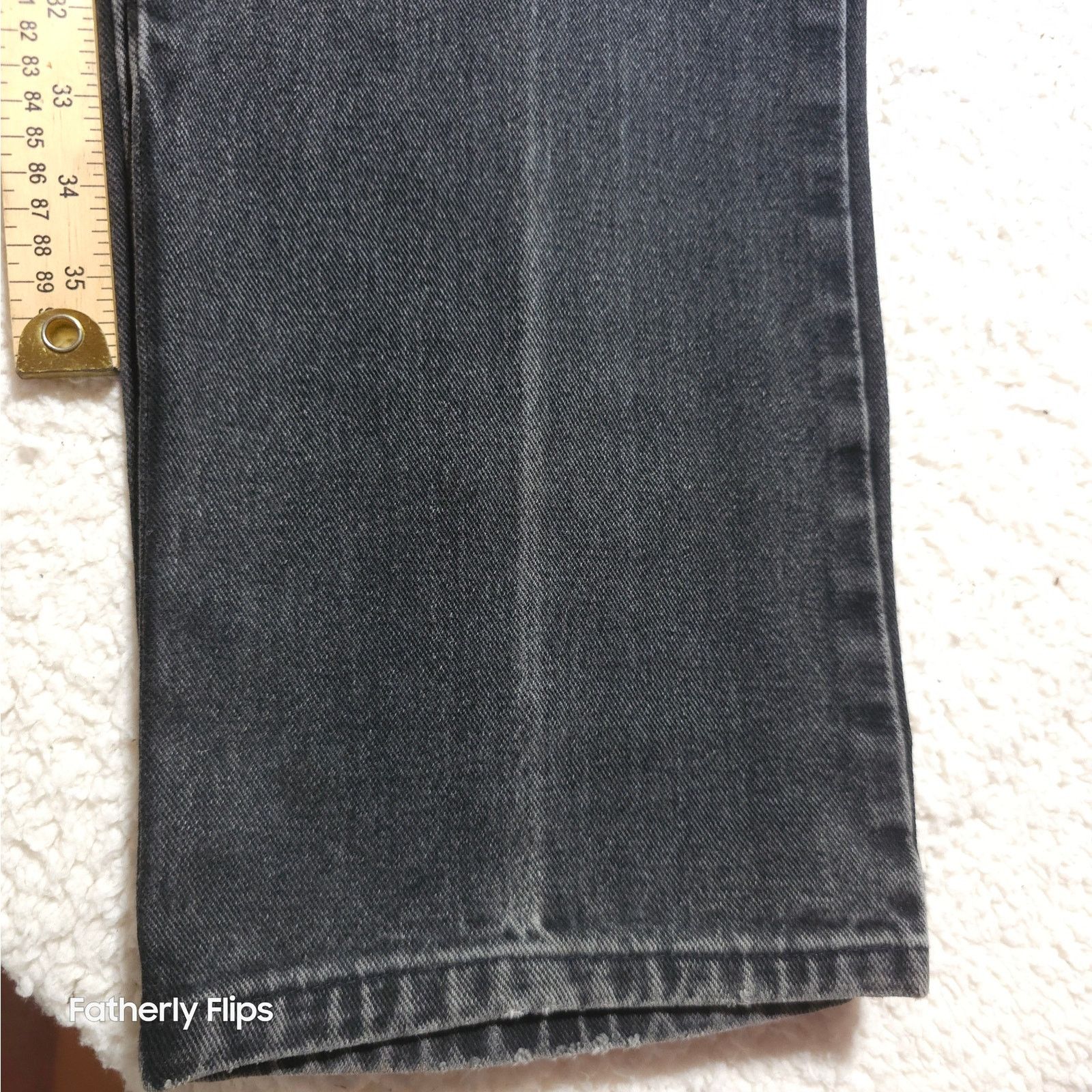 Other WAH Makers Black Cinch Back Jeans Size 36 Button Fly Denim Size US 36 / EU 52 - 12 Thumbnail