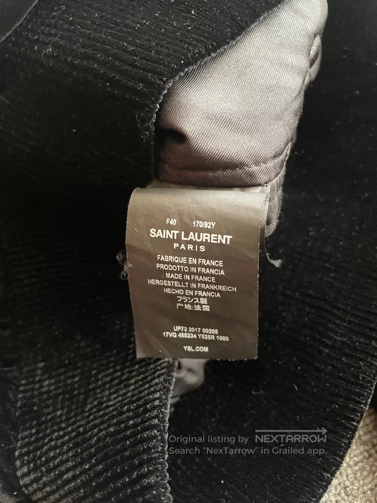 Saint Laurent Paris saint laurent black velvet jacket with rhinestones. Size US M / EU 48-50 / 2 - 5 Thumbnail