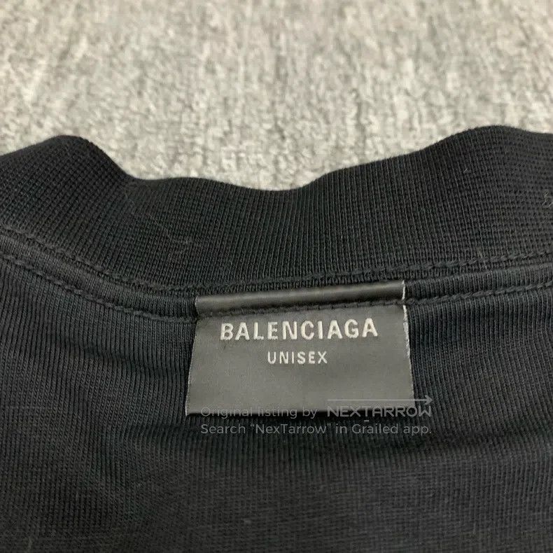 Balenciaga Balenciaga Black Double-Sided Mirror Short Sleeve Size US L / EU 52-54 / 3 - 6 Thumbnail
