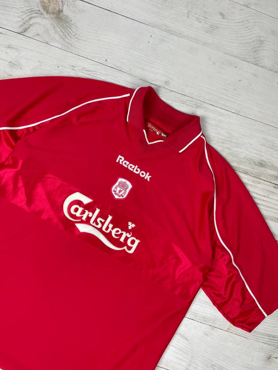 Reebok Vintage Reebok Liverpool 2000 2002 Home Shirt Soccer Jersey Size US XXL / EU 58 / 5 - 4 Thumbnail