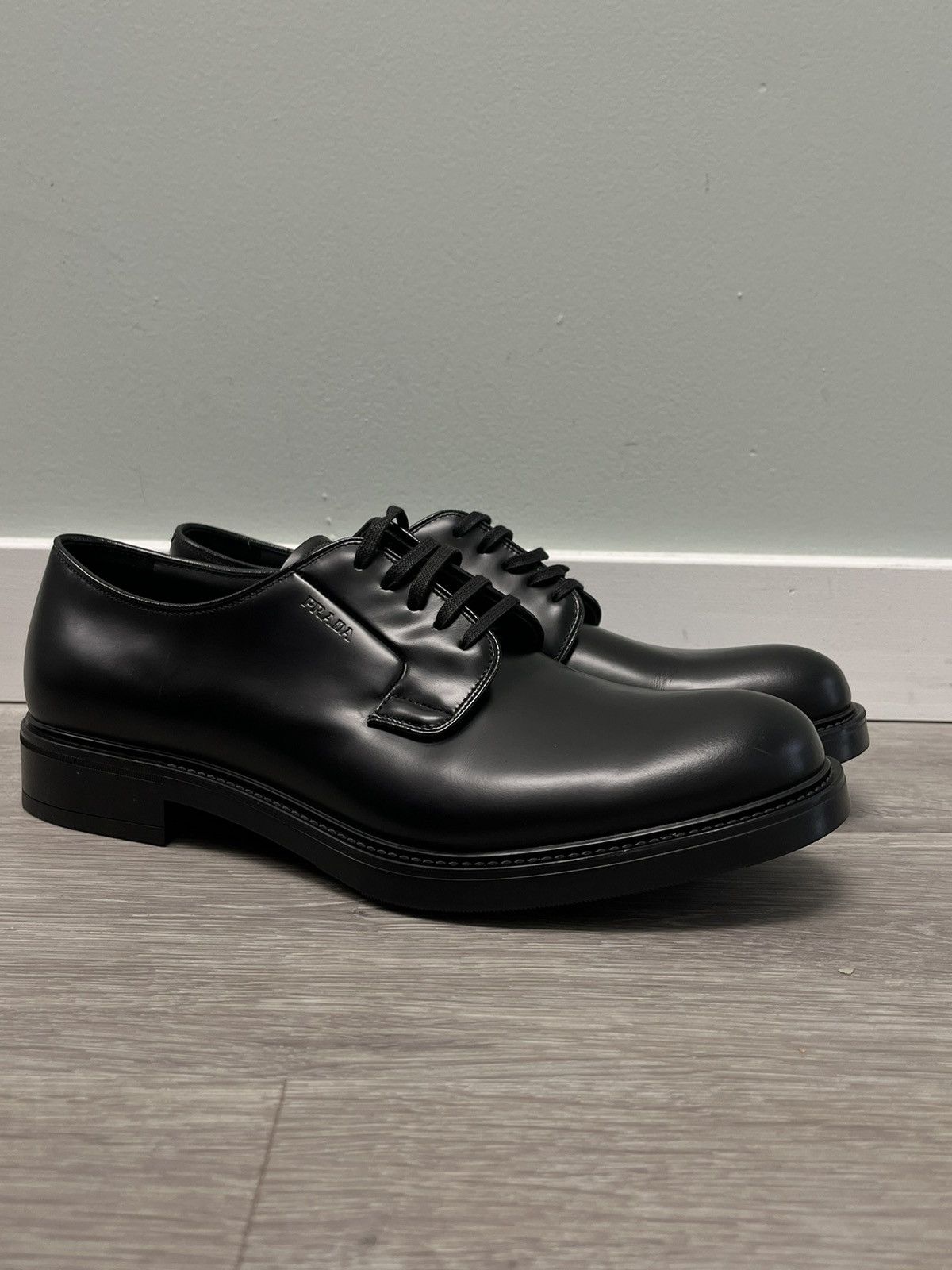 Prada Prada brushed leather lace-up Derby Size US 10 / EU 43 - 6 Thumbnail