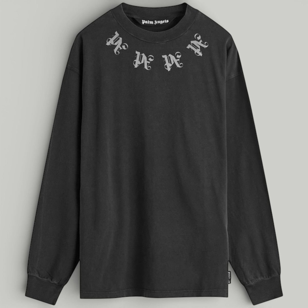 Palm Angels Palm Angels Statement Monogram Longsleeve T-shirt *NEW* Size US XXL / EU 58 / 5 - 1 Thumbnail