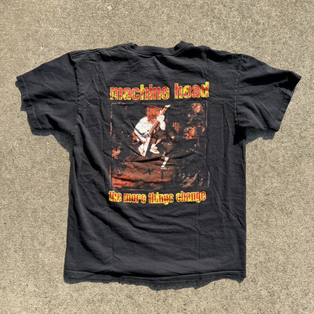 Band Tees 90’s Machine Head 1997 The More Things Change Metal T-shirt Size US XL / EU 56 / 4 - 2 Thumbnail